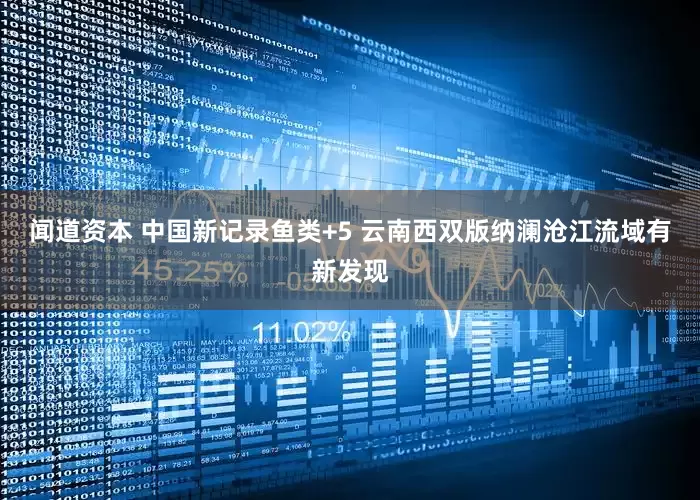 闻道资本 中国新记录鱼类+5 云南西双版纳澜沧江流域有新发现